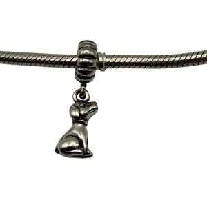 Pandora Buddy the Dog Chinese Zodiac Dangle Charm Sterling Silver 925 Pet Puppy